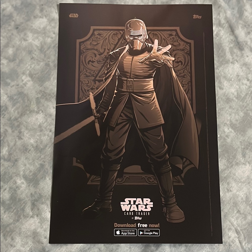 Star Wars Kylo Ren Movie Poster 2019 New Limited Topps 11 x 17